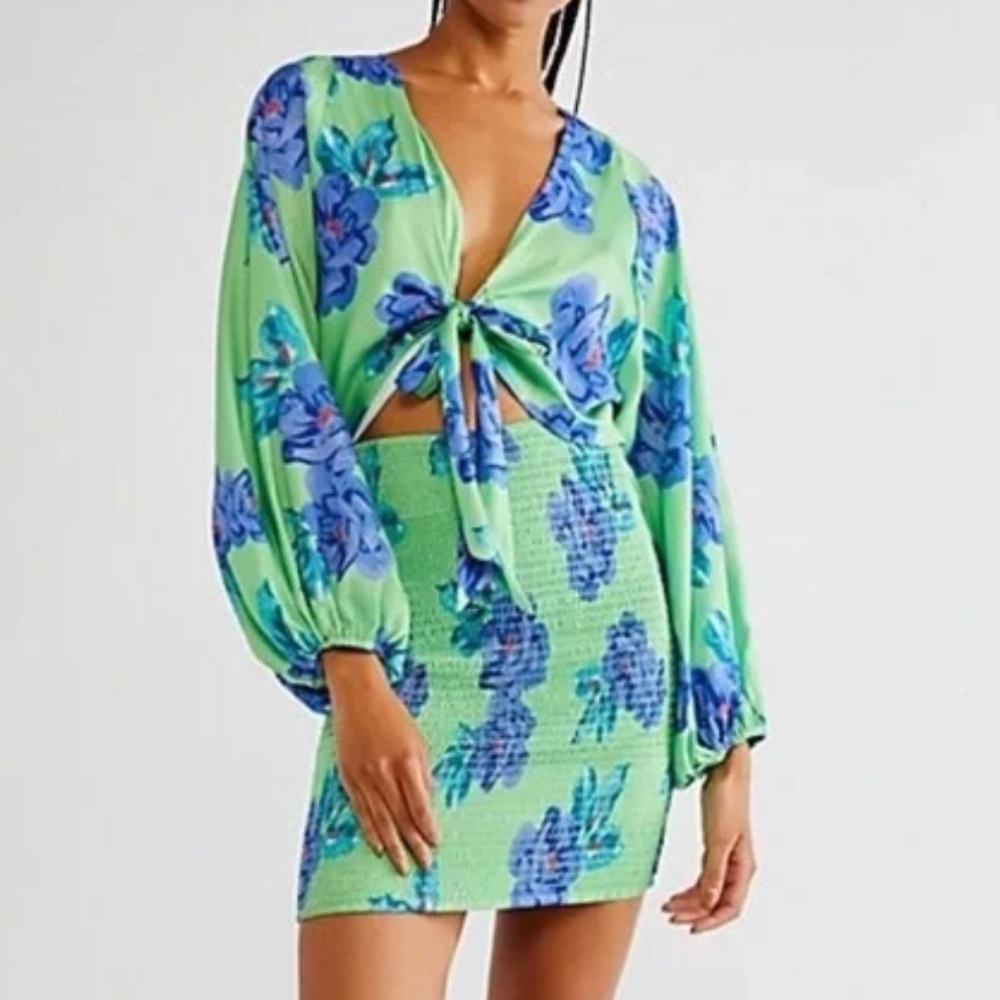 Free People Mini Floral Dress